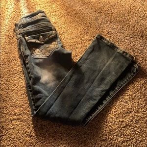 Cute little girl pants boot cut